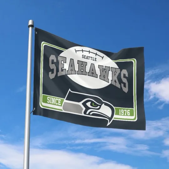 Discover Seattle Fans Football Team ft House Flag Banner for Man Cave