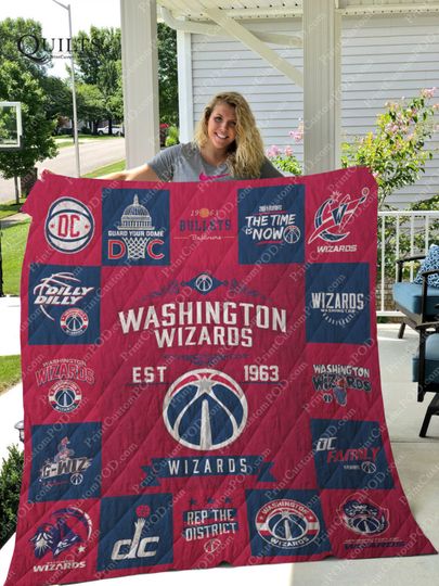 Discover Washington Wizardss Red Logo Quilt Blanket