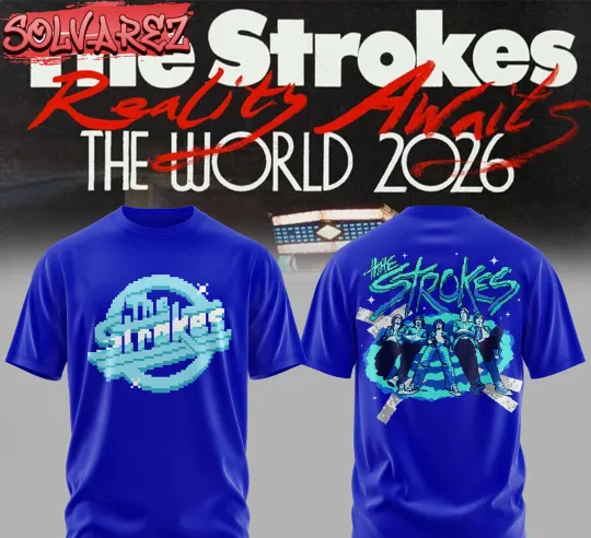 Discover The Strokes Reality Awaits North America Tour 2026 T-Shirt