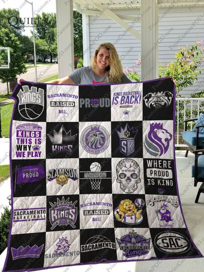 Discover Sacramento Kingss Black White This Is Why We Play Quilt Blanket