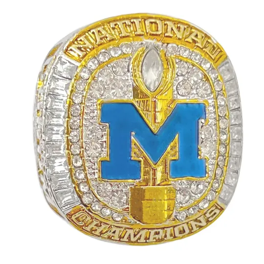 NCAA 2024 Michigan Wolverines Championship Ring