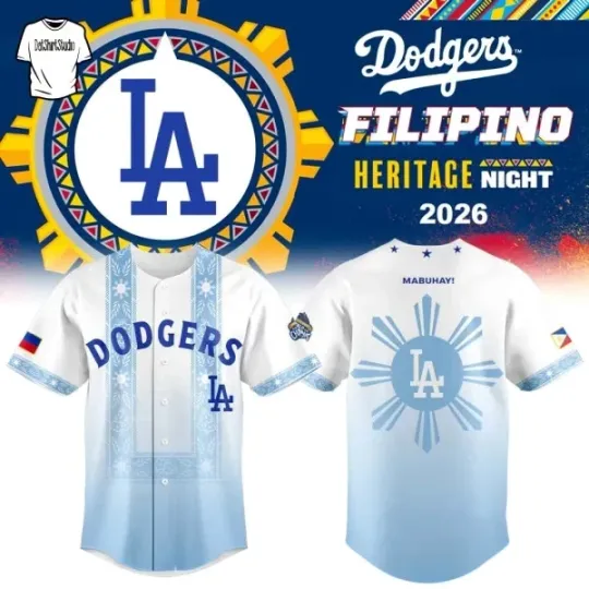 Dodgers Filipino Heritage Night 2026 Limited Edition Baseball Jersey