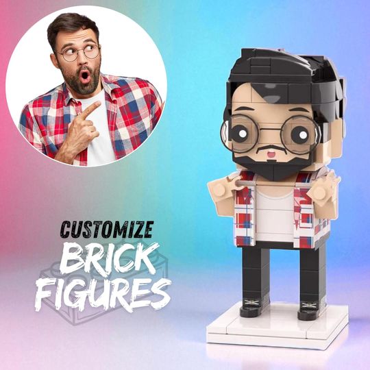 Custom Brick Figure: Personalized Miniature Block Toy