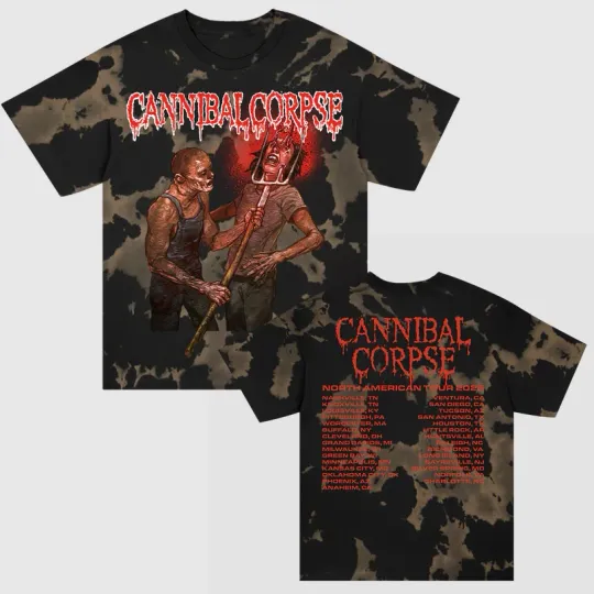 Cannibal Corpse Pitchfork Impalement 2025 Tour Unisex T-Shirt