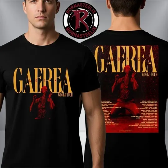 Discover Gaerea Loss World Tour 2026 Schedule Tour Dates Unisex T Shirt 2-Sided