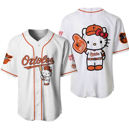 Orioles Hello Kitty 2026 Kawaii Night Baseball Jersey 3D AOP