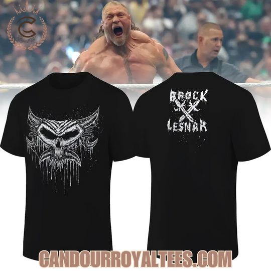 Wrestling Entertainment Brock Lesnar Logo T-Shirt