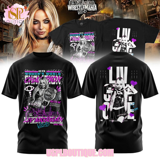 Discover Liv Morgan Champion 2026 Black T-Shirt