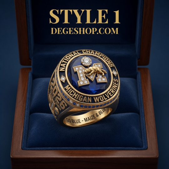 Michigan Wolverines National Champion 2026 Ring
