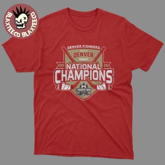 Discover Denver Pioneers 2026 NCAA Frozen Four Men’s Ice Hockey National Champions shirt