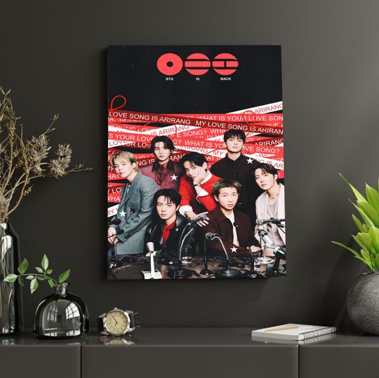 BTS Arirang Tour Poster, Kpop Comeback Wall Art, BTS Fan Gift, Korean Idol Decor, Aesthetic Room Poster, Army Merchandise Print