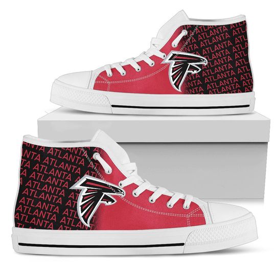 football Atlanta Falcons High Top Shoes