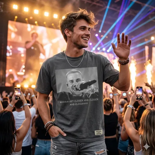 Justin Bieber Live Daisies V2 Shirt – Retro Tour 2026 Tee, Comfort Colors Unisex