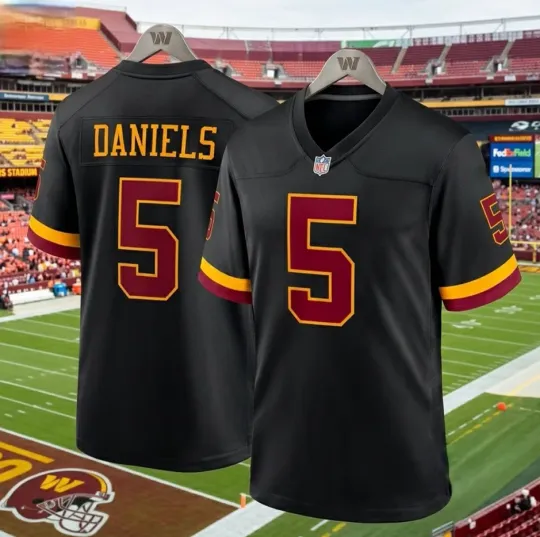 Washington Commanders Jayden Daniels #5 Football Jersey Men's