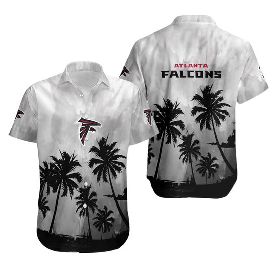 Atlanta Falcons Coconut Trees football Gift For Fan Hawaiian Shirt & Short