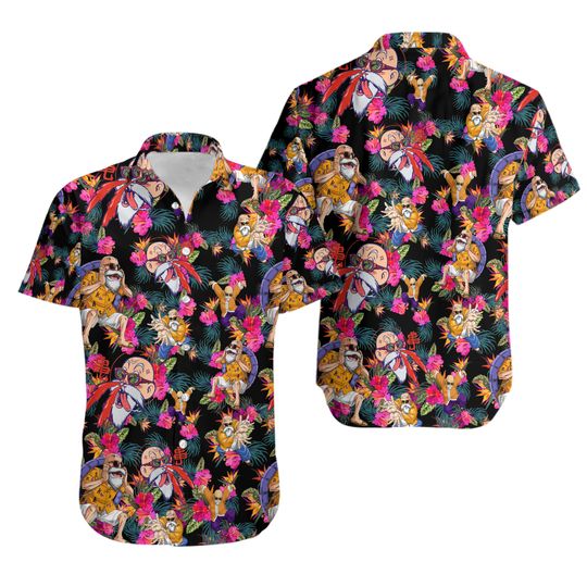 Beach Shirt Felacia Gettyshirt Master Roshi Hawaiian Shirt