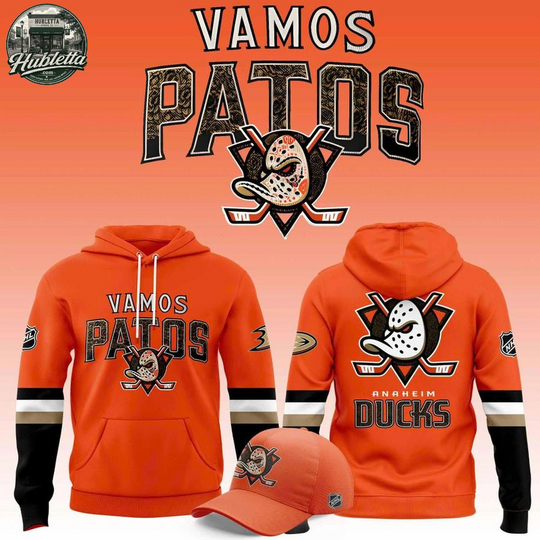 Anaheim Ducks Vamos Patos 2026 Night Celebrating Hoodie