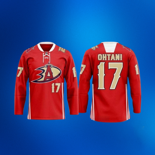 Anaheim Ducks Shohei Ohtani 2026 Collab Night Personalized Hockey Jersey
