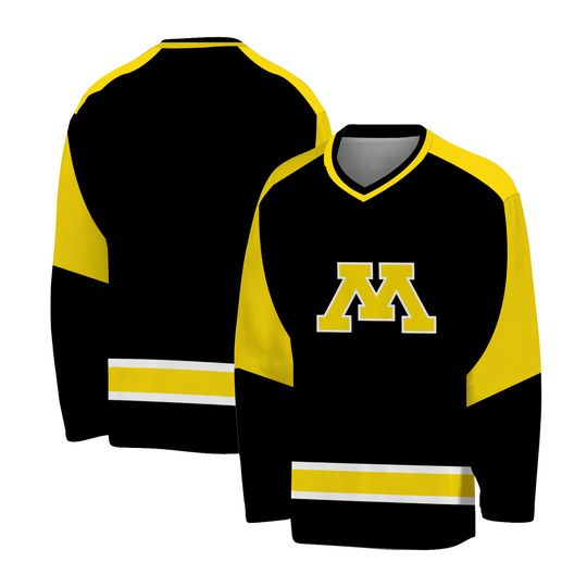 Minnesota Gophers Vintage 80s Athletic Sewing Mesh College Hockey Jersey Medium