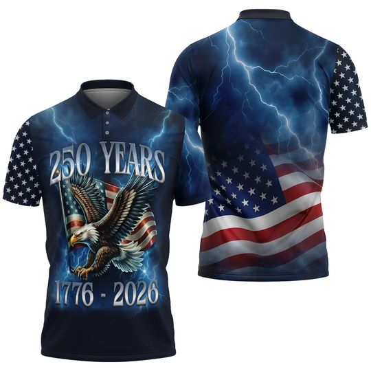 USA 250th Anniversary Polo Shirt