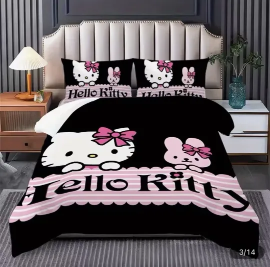 Hello Kitty Bedding Set for Bedroom Decor