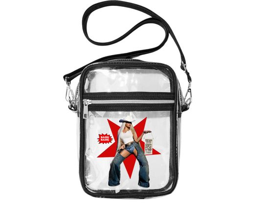 Clear Stadium Crossbody Bag, Cowboy Purse, Trendy Transparent Handbag, Concert Crossbody Bag, Gift for Her