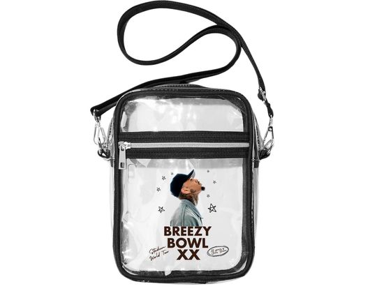 20th Anniversary Clear Stadium Crossbody Bag, Breezy Bowl XX, Concert Purse, Trendy Bag