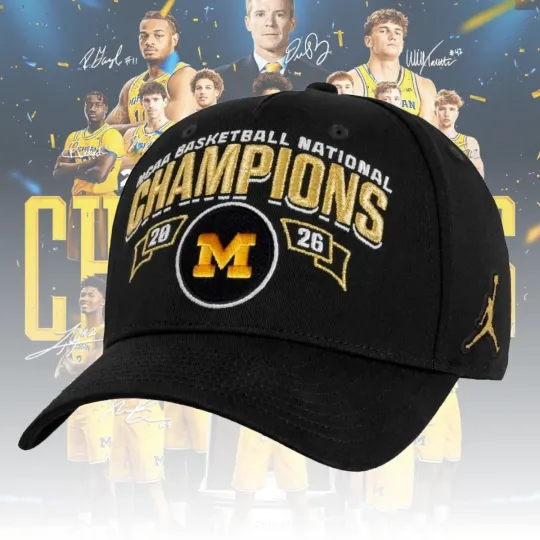 2026 NCAA Men's Basketball National Champions Hat Embroidered
