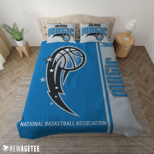 Orlando Magic Blue Silver Bedding Set