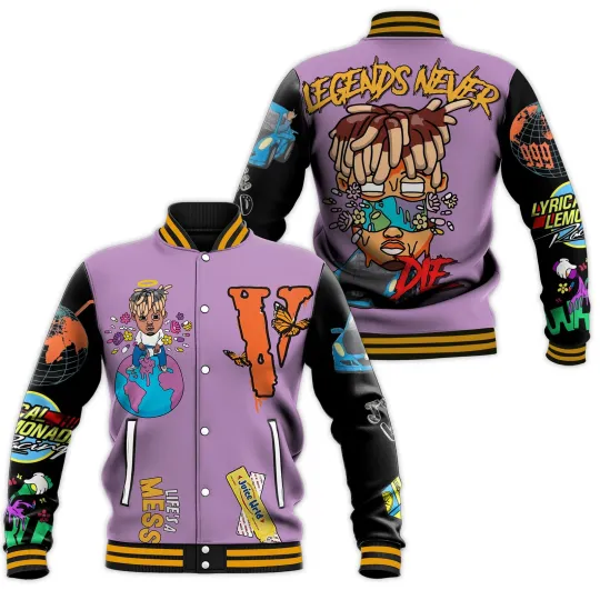 Juice Wrld Legends Never Die Baseball Jacket