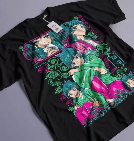 Maomao The Apothecary Diaries Essential T-shirt Anime Black