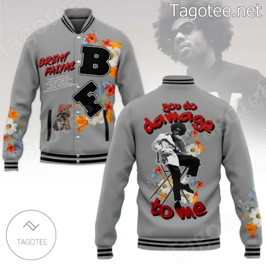 Discover Brent Faiyaz You Do Damage To Me Baseball Jacket
