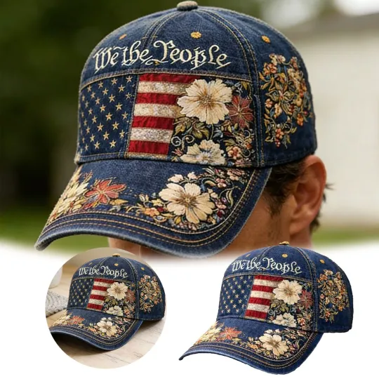USA 250th Anniversary Hat, Adjustable 250th Anniversary Printed Baseball Caps (All Printed)