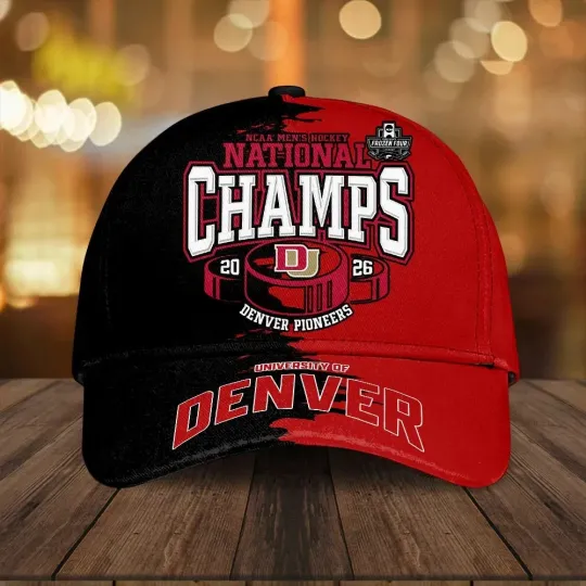 Discover Ice Hockey Team 2026 Champions Style Printed Classic Cap Fan Hat
