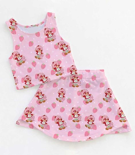 Strawberry Shortcake Girls Boutique Activewear Set