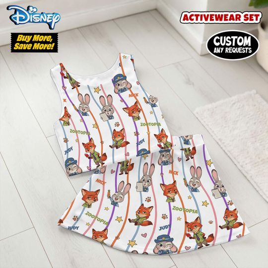 Judy Hopps Zootopia Set Dress, Officer Bunny Power Outfit, Zootopia Matching Dress