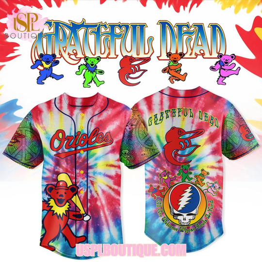 Baltimore Orioles x Grateful Dead Night 2026 Special Jersey