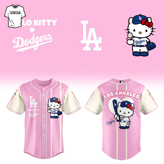 Los Angeles Dodgers x Hello Kitty 2026 Limited Edition Pink Jersey