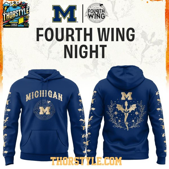 Michigan Wolverines Fourth Night 2026 NCAA Football Hoodie