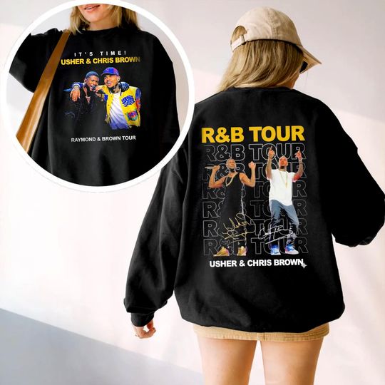 Raymond Brown Tour 2026 Sweatshirt, Usher Chris Brown R&B Concert Fan Gift