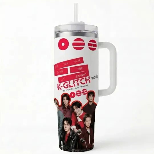 World Tour 2026 BTS Arirang Tumbler 40oz With Handle, Gift For Fan Kpop