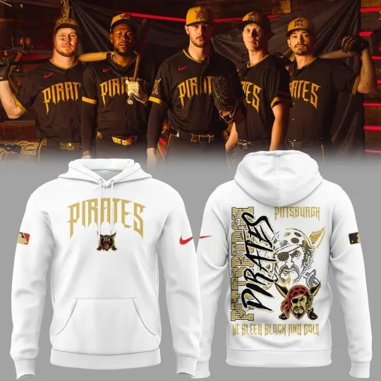 Pirates City Connect WE BLEED BLACK AND GOLD Hoodie