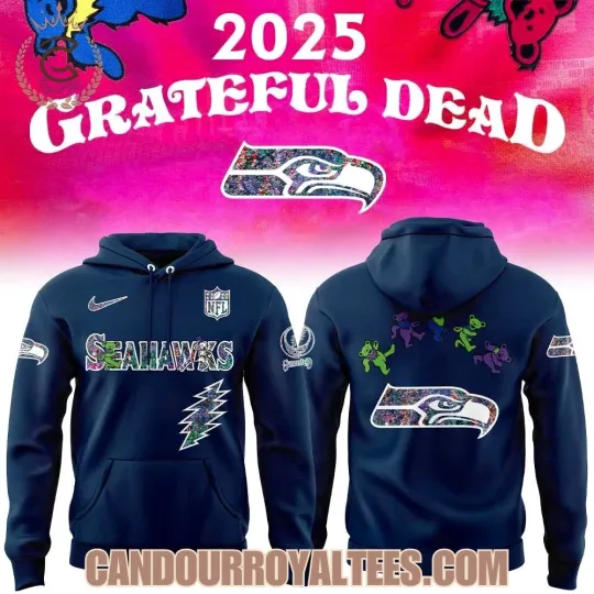 Seahawks Grate*ful Dead Night 2025 Hoodie