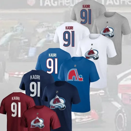 Discover Nazem #91 Kadri Colorado Hockey Team Name & Number Player Gift Fans