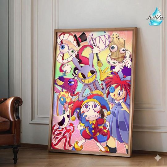 Discover The Amazing Digital Circus Poster Prints  Wall Art (Physical Product)