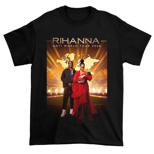 Rihanna A$AP Rocky Anti The World Tour 2026 Men Shirt