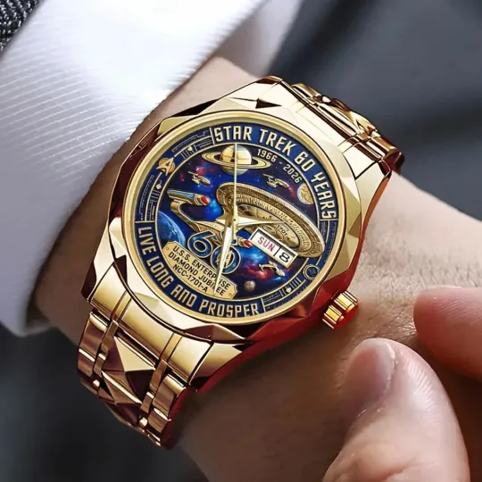 Discover startrek2020 60th Anniversary 2027 Alloy Luxury Quartz Watch