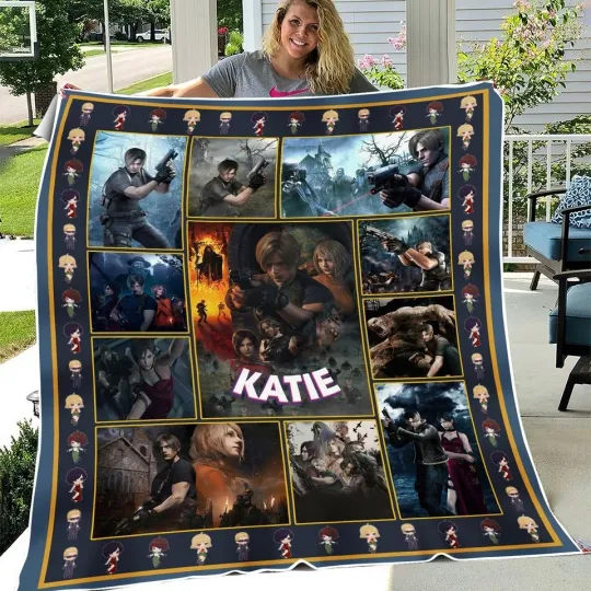 Discover Resident Evil Blanket, Leon Kennedy Albert Wesker