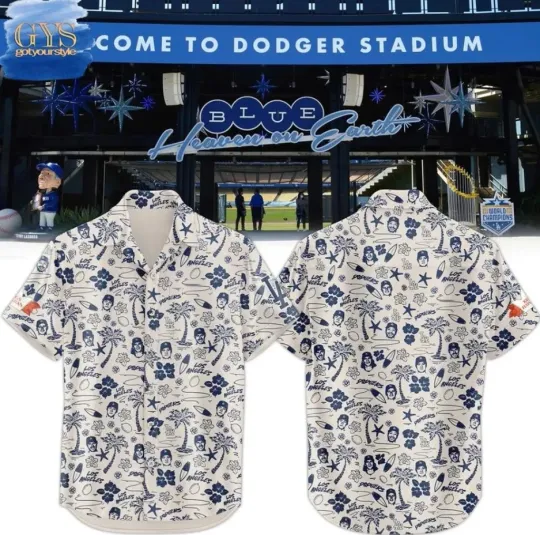 Dodgers Heaven on Earth Hawaiian Shirt