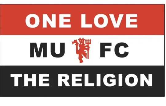 Discover Manchester United House Flag One Love MUFC  House Flag